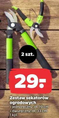 Zestaw sekatorów ogrodowych  promocja w Netto