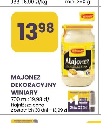 Majonez Dekoracyjny Winiary promocja w Stokrotka