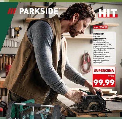Ręczna piła tarczowa PARKSIDE 750W promocja w Kaufland