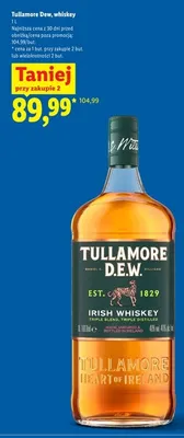 Whiskey Tullamore D.E.W. promocja w Lidl