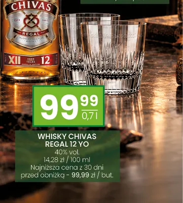 Whisky Chivas Regal 12 YO promocja w Twój Market