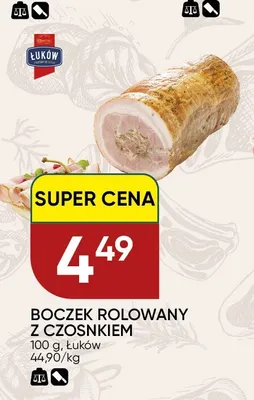 Boczek rolowany z czosnkiem Łuków promocja w Chata Polska