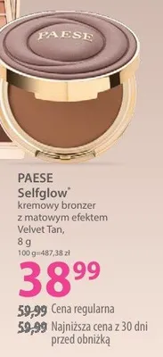 Cień do powiek z matowym efektem Velvet Tan Selfglow promocja w Hebe