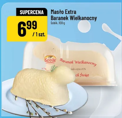 Masło Extra Baranek Wielkanocny promocja w POLOmarket