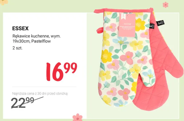 Rękawice kuchenne Pastelflow 2 szt. promocja w Rossmann