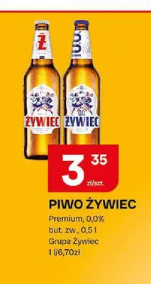 Piwo bezalkoholowe Żywiec promocja w Chorten