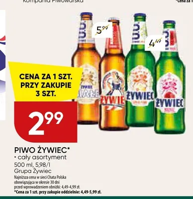 Piwo Żywiec APA promocja w Chata Polska