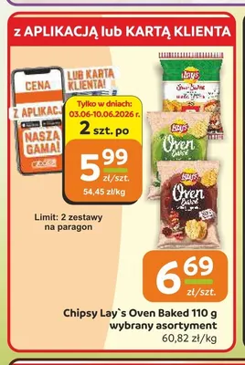 Chipsy Lay's Oven Baked promocja w Społem Częstochowa