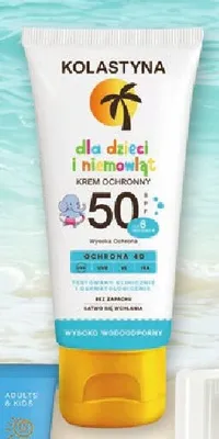 Krem ochronny dla dzieci i niemowląt SPF 50 Kolastyna promocja w Selgros