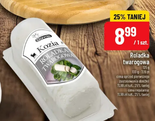 Roladka twarogowa Danmis promocja w POLOmarket