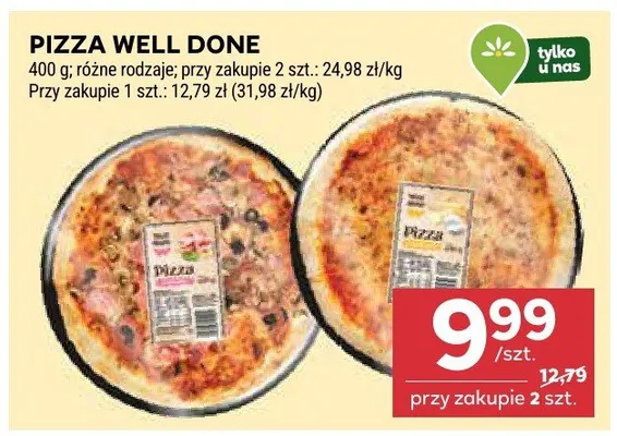 Pizza różne rodzaje promocja w Stokrotka