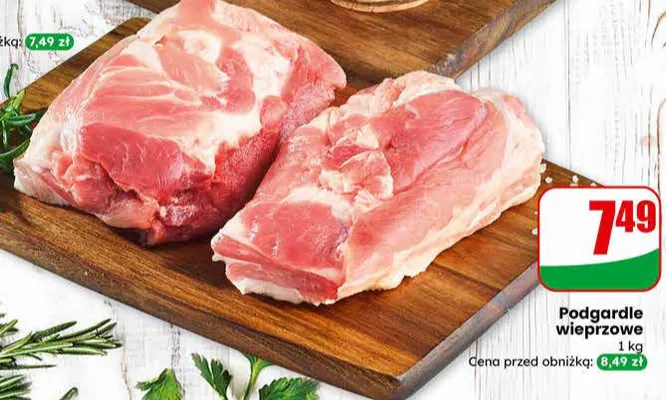 Podgardle wieprzowe promocja w Dino