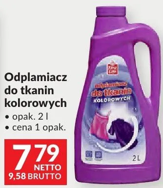 Odplamiacz do tkanin kolorowych Fine Life promocja w Makro