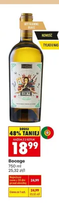 Wino Bocage promocja w Biedronka