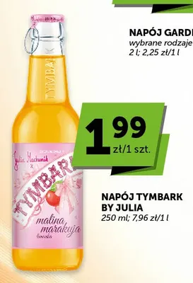 Napój Tymbark by Julia malina marakuja promocja w Euro Sklep