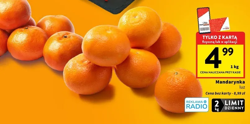 Mandarynka luz promocja w Intermarche