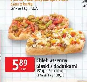 Chleb pszenny płaski z dodatkami promocja w Leclerc