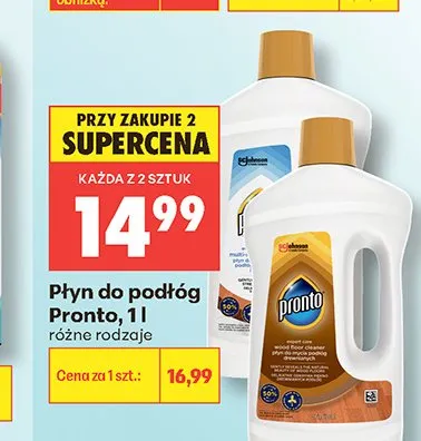 Płyn do podłóg Pronto promocja w Biedronka