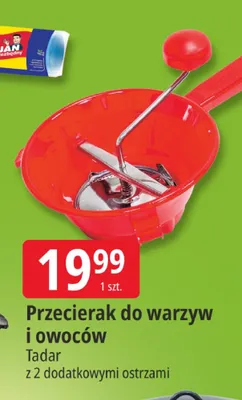 Przecierak do warzyw i owoców Tadar promocja w Leclerc