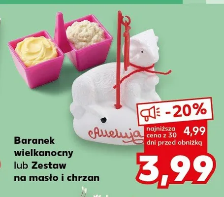 Zestaw na masło i chrzan promocja w Kaufland