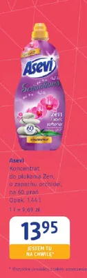 Koncentrat do płukania Asevi Zen o zapachu orchidei promocja w Drogerie DM