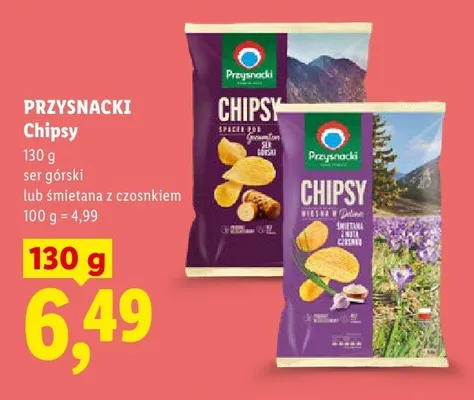 Chipsy PRZYSNACKI promocja w Lidl
