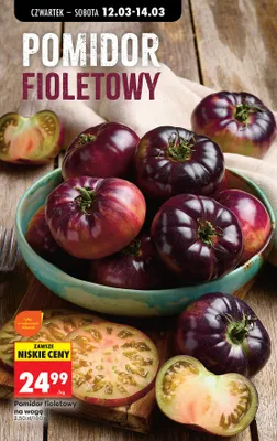 Pomidor fioletowy na wagę promocja w Biedronka