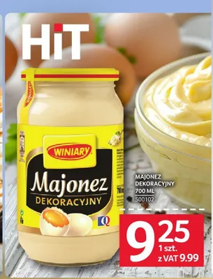 Majonez dekoracyjny Winiary promocja w Selgros
