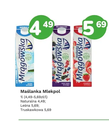 Maślanka Mlekpol Leśna promocja w Limonka