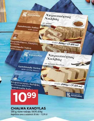 Chałwa Kandylas with vanilla flavour promocja w Stokrotka