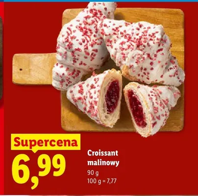 Croissant malinowy promocja w Lidl