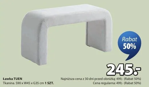 Ławka Tuen promocja w Jysk