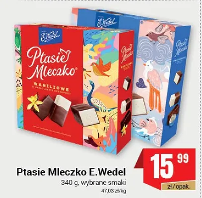 Ptasie Mleczko E.Wedel Śmietankowe promocja w Premium Nasz Sklep