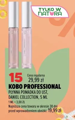 Płynna pomadka do ust Daniel Collection Kobo Professional promocja w Drogerie Natura