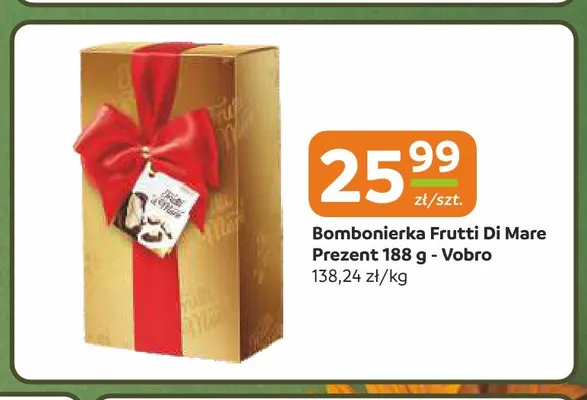 Bombonierka Frutti Di Mare Prezent Vobro promocja w Społem Częstochowa