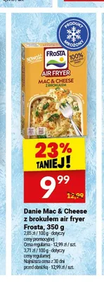 Danie Mac & Cheese z brokułem air flyer Frosta promocja w Twój Market