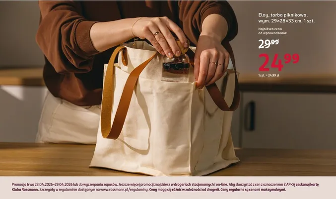 Torba piknikowa promocja w Rossmann