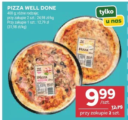 Pizza Well Done promocja w Stokrotka