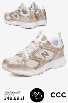 Buty sportowe New Balance W40815 g promocja w CCC