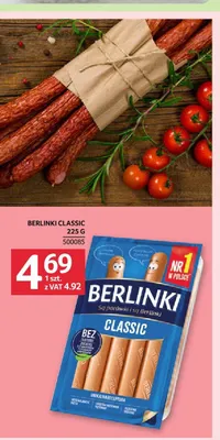 Parówki Berlinki Classic promocja w Selgros