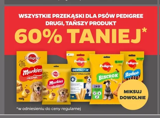 Przekąska dla psów Markies Pedigree promocja w Netto