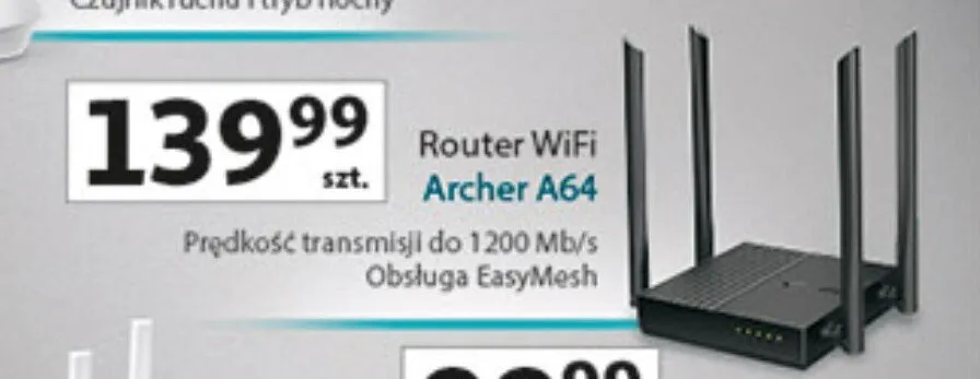 Router WiFi Archer A64 promocja w Auchan