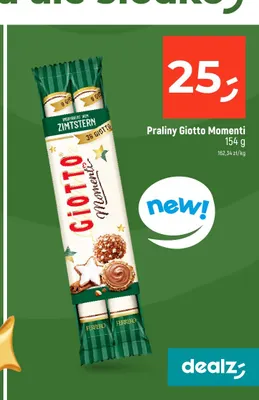 Praliny Giotto Momenti Zimtstern promocja w Dealz