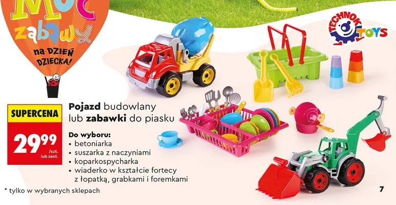 Suszarka z naczyniami TECHNOK TOYS promocja w Biedronka