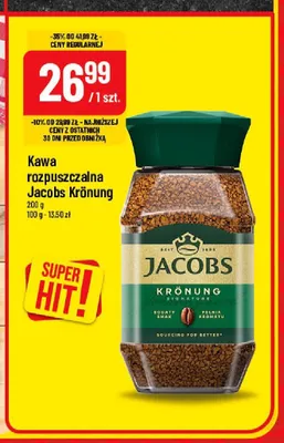 Kawa rozpuszczalna Jacobs Krönung promocja w POLOmarket