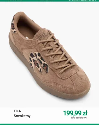 Sneakersy Fila promocja w Deichmann