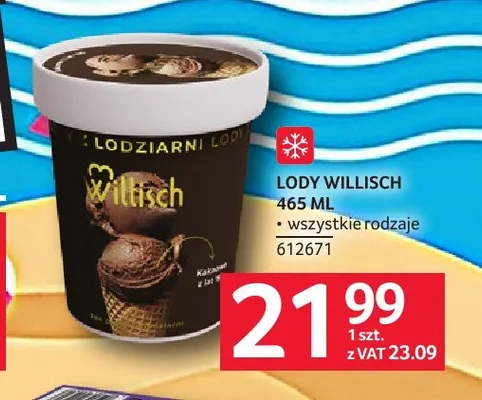 Lody Willisch promocja w Selgros
