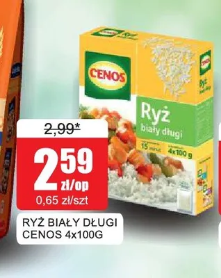 Ryż biały długi Cenos promocja w Bingo