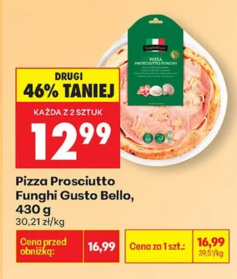 Pizza Prosciutto Funghi promocja w Biedronka