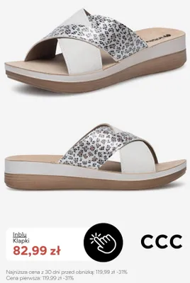 Klapki Inblu promocja w CCC